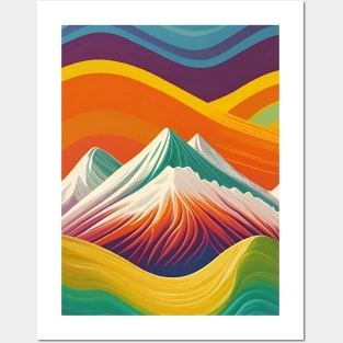 Rainbow Mountain Posters and Art